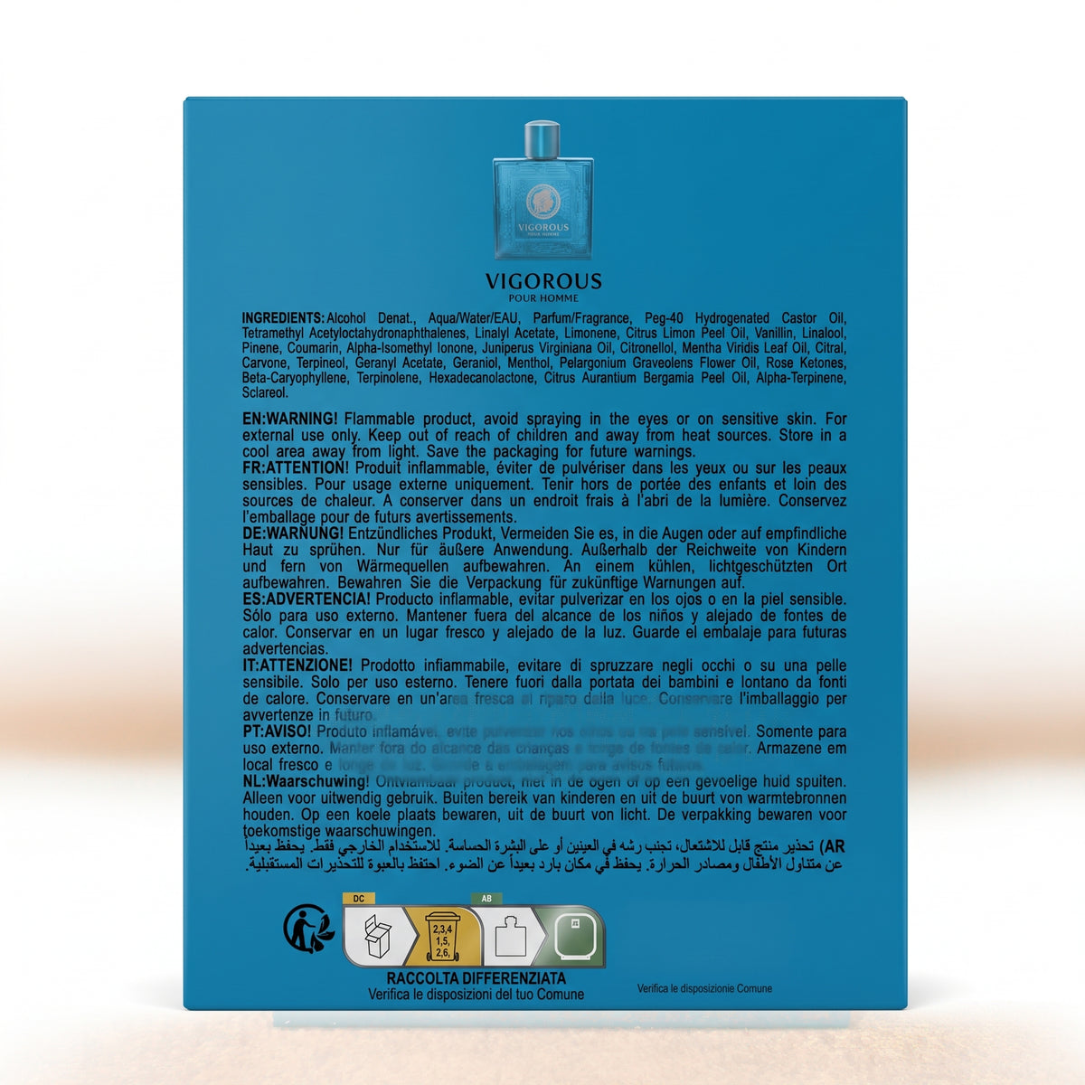 Lovali Vigorous Pour Homme