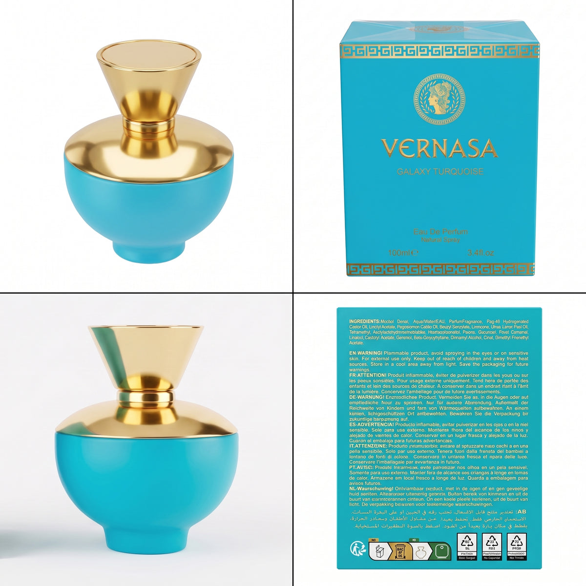 Lovali Vernasa Galaxy Turquoise